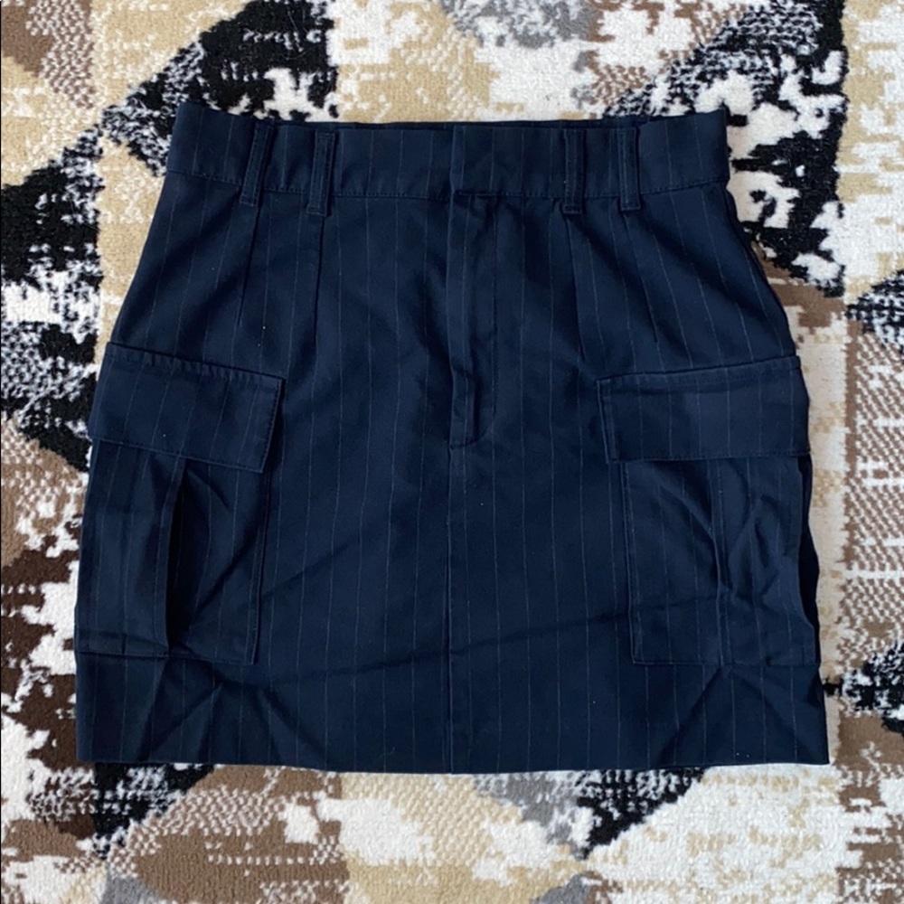 Zara Pinstripe Mini Skirt